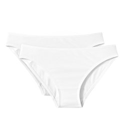 Lotw de 2 cuecas em algodão liso, Cottone LA REDOUTE COLLECTIONS image