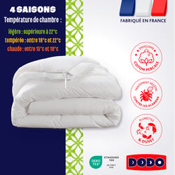 Couette 4 SAISONS - 50% Duvet de Canard DODO image