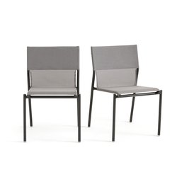 2er-Set Gartenstühle Zory, Aluminium LA REDOUTE INTERIEURS image