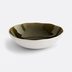 Gogain miska na sałatkę z popękanej kamionki, średnica 27,5 cm LA REDOUTE INTERIEURS image