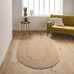 Aftas Oval Jute Rug LA REDOUTE INTERIEURS image