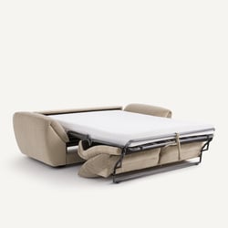 Sofá cama de 3 plazas en terciopelo lavado a la piedra, EDGAR AM.PM image