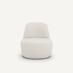 Drehsessel aus Polyester-Bouclé, Rosebury AM.PM image