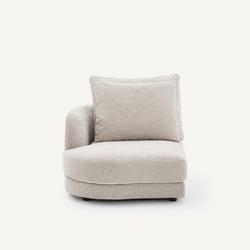 Demi-canapé gauche, modulable en velours chenille, TIBERIO AM.PM image