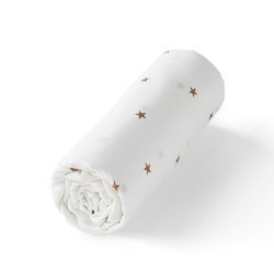 Lenzuolo con angoli percalle cotone biologico, Stella AM.PM image