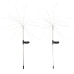 Lot de 2 balises solaires à piquer 2x FIREWORKS SPIKE LUMISKY
