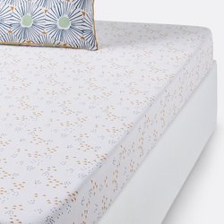 Drap housse en pur coton, Oja LA REDOUTE INTERIEURS image