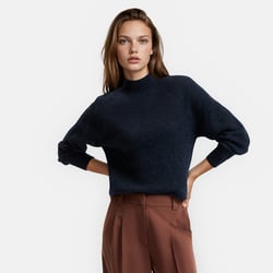 Signatures Aristide High Neck Jumper in Alpaca Blend LA REDOUTE COLLECTIONS image