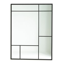 Miroir métal style industriel 120x90 cm, Lenaig LA REDOUTE INTERIEURS image