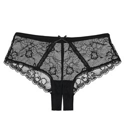 Lace Crotchless Shorts SUITE PRIVEE image