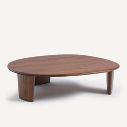 Table basse en noyer massif, Guimel AM.PM image