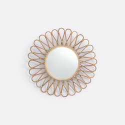Miroir rotin et bambou forme soleil Ø50 cm, Nogu LA REDOUTE INTERIEURS image