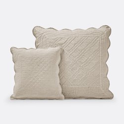 Housse de coussin matelassée coton, Scenario LA REDOUTE INTERIEURS image