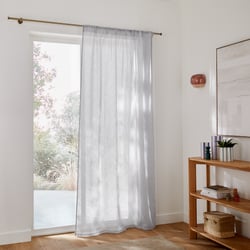 Nyong Voile Panel with Pencil Pleat and Wave LA REDOUTE INTERIEURS image