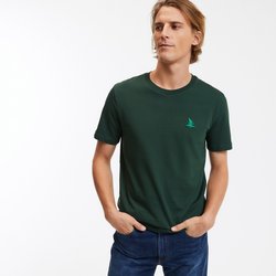 Футболка с вышивкой папоротник LA REDOUTE COLLECTIONS image