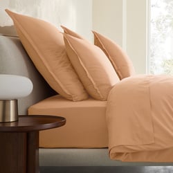 Taie d'oreiller en percale de coton lavé 120 fils, SABBAL AM.PM image