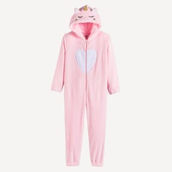 Surpyjama à capuche licorne, en polaire LA REDOUTE COLLECTIONS image