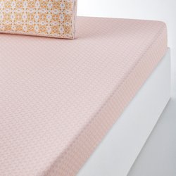 Drap housse imprimé Gardenia LA REDOUTE INTERIEURS image