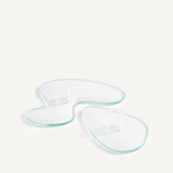 Lot de 2 bougeoirs en verre, ALESSIO AM.PM image