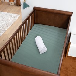 2er-Set Spannbettlaken, Baby, aus einfarbigem Baumwoll-Jersey, Scenario LA REDOUTE INTERIEURS image