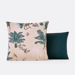 Carmen Jungle 100% Cotton Percale 200 Thread Count Pillowcase LA REDOUTE INTERIEURS image