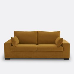 Sofá-cama, em veludo, Odessa LA REDOUTE INTERIEURS image