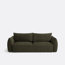 Sofá cama de 3 plazas de tejido con textura Edith LA REDOUTE INTERIEURS image