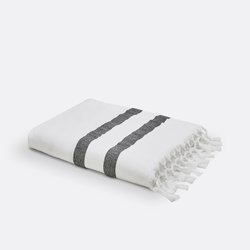 Antalya 100% Organic Cotton Terry Fouta Hand Towel LA REDOUTE INTERIEURS image