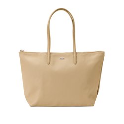 Borsa tote in tela piqué con cerniera L1212 LACOSTE image