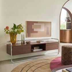 Meuble TV caisson 2 portes, largeur 176 cm, GIORGIO LA REDOUTE INTERIEURS image