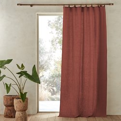 Private Washed Linen Curtain with Loops AM.PM image
