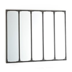 Miroir métal fer industriel 144x120 cm, Lenaig LA REDOUTE INTERIEURS image