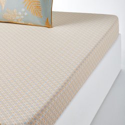 Drap housse en percale de coton, Fougère LA REDOUTE INTERIEURS image