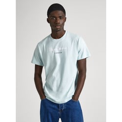 T-shirt Homme PEPE JEANS, Bleu Rayé Blanc, Taille S, Coton - Excellent état Occasion