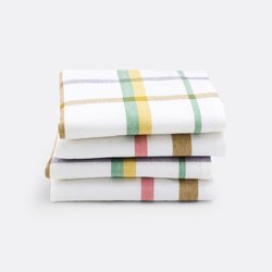 4er-Pack Servietten Breda, gewaschene Baumwolle LA REDOUTE INTERIEURS image