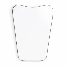 Uyova 50 x 70cm Brass Mirror LA REDOUTE INTERIEURS image