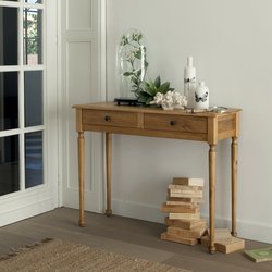 Console 2 lades, massief grenen LA REDOUTE INTERIEURS image