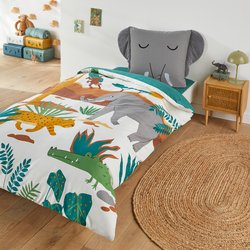 Annibal Animal 100% Cotton Duvet Cover LA REDOUTE INTERIEURS image