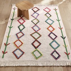 Tappeto bambino cotone bio stile berbero, Dybala AM.PM image