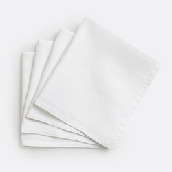 Set of 4 Victorine Best Quality Linen Napkins LA REDOUTE INTERIEURS image