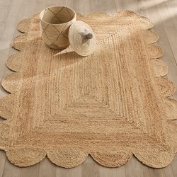 Tapis rectangulaire en jute, tressé main, Hempy AM.PM image