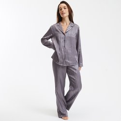 Pyjama satin, manches longues LA REDOUTE COLLECTIONS image