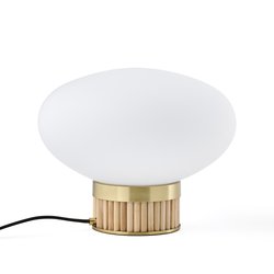Signatures Dolce Brass, Bamboo and Opaline Glass Lamp LA REDOUTE INTERIEURS image