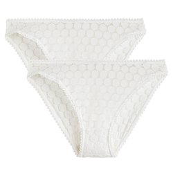 2er-Pack Spitzenslips Meylo LA REDOUTE COLLECTIONS image