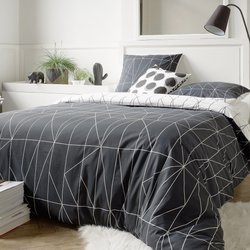Shapes Geometric 100% Cotton Reversible Duvet Cover SO'HOME image