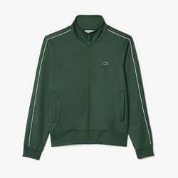 Sudadera con cremallera y cuello alto LACOSTE image