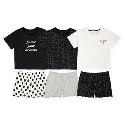 Lot de 3 pyjashorts en coton à pois LA REDOUTE COLLECTIONS image