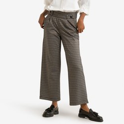 Pantalon large à carreaux JDY image