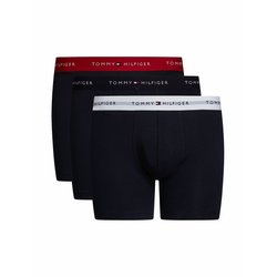 Lot de 3 boxers stretch premium essentials bleu rouge blanc Tommy Hilfiger La Redoute
