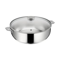 Sauteuse Avec Couvercle Sans Manche Salvaspazio+ En Inox Ø24 Cm LAGOSTINA image